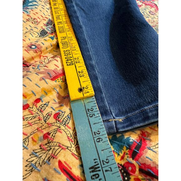 MODAMIX Jeans Women's sz24 Skinny Cropped Med-Dark Wash Stretch Zipper Ankles - Picture 13 of 15